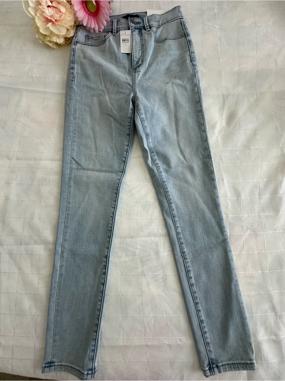 Ann Taylor NWT High Rise Light Blue Skinny Jeans